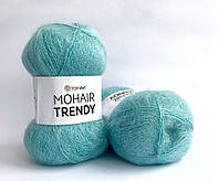 Пряжа YarnArt Mohair Trendy 142 мята (Ярнарт Мохер Тренди)