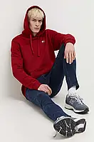 Urbanshop com ua Бавовняна кофта Tommy Jeans чоловіча колір бордовий з капюшоном однотонна РОЗМІР ЗАПИТУЙТЕ