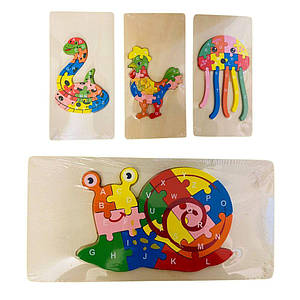 8-1 12SL Дерев'яні об'ємні пазли