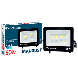 Прожектор світлодіодний 50Вт 6500K ENERLIGHT MANGUST