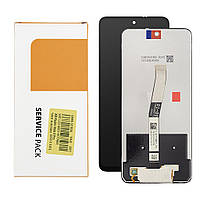 Дисплей Xiaomi RedMi Note 9S M2003J6A1G | M2003J6A1R+ сенсор чорний, Service Pack Original | модуль