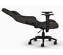 Ігрове крісло Corsair T3 Rush Тканина темно-сіра вагою, до 120 кг, фото 6