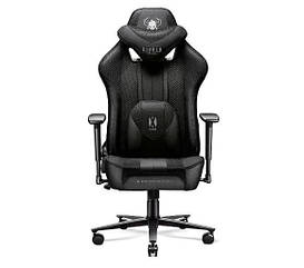 Ігрове крісло Diablo Chairs X-Player 2.0 King Size, до 160 кг, ЕКО шкіра Тканина Чорна