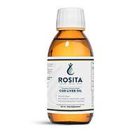 Rosita Extra Virgin Cod Liver Oil (EVCLO)/олія печінки тріски екстракласу Rosita 150 мл.