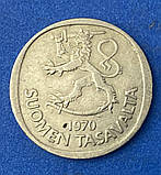 Монета Фінляндії 1 марка 1970-81 рр., фото 2