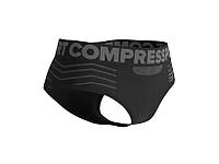 Спортивные женские трусики Seamless Boxer W, Black/Grey, XS