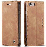 Чохол книжка Caseme з магнітом для iPhone 7 / 8 коричневий гаманець