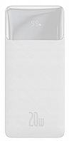 Универсальная мобильная батарея Powerbank Baseus Bipow 30000mah 20w (PPDML-N02) White повербанк