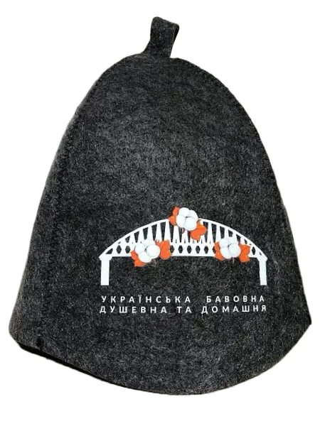 Шапка для бані "Українська бавовна"