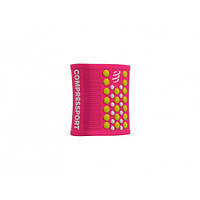 Спортивний напульсник на руку Sweatbands 3D Dots Summer Refresh Pink/Yellow