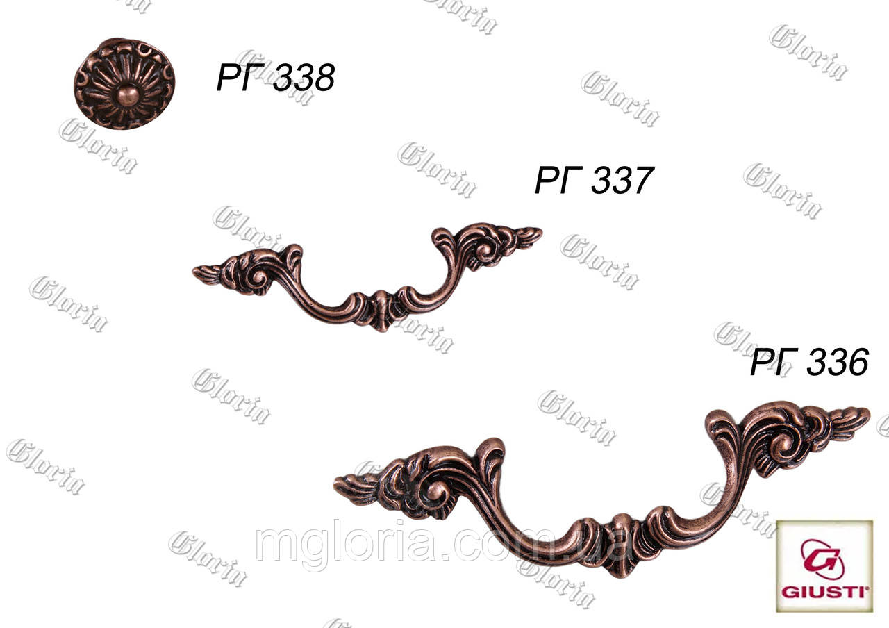 Ручки мебельные РГ-336, РГ-337, РГ- 338, фото 1