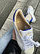 Чоловічі Кросівки Adidas Superstar White Blue 40-41-42-43-44-45, фото 3