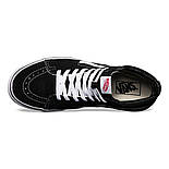 Кеди Vans Old Skool high CANVAS SK8-HI black/white (топ ААА+), фото 4
