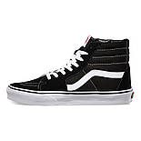 Кеди Vans Old Skool high CANVAS SK8-HI black/white (топ ААА+), фото 7