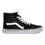 Кеди Vans Old Skool high CANVAS SK8-HI black/white (топ ААА+), фото 3