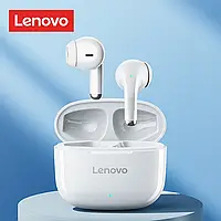 Беспроводные вакуумные наушники Lenovo thinkplus LP40 Pro, Белые, Bluetooth 5.1, с микрофоном, оригинал