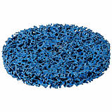 Круг зачисний із нетканого абразиву (корал) Ø 100 мм без тримача синій середня жорсткість SIGMA (9175741), фото 4