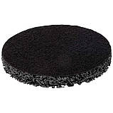 Круг зачисний із нетканого абразиву (корал) Ø 125 мм на липучці чорний м'який SIGMA (9176261), фото 4