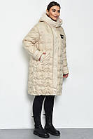 Куртка женская демисезонная светло-бежевого цвета р.42 171033P