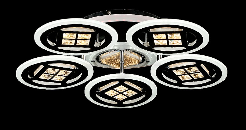 Яскрава люстра LK28979/5+1 LED (CR)