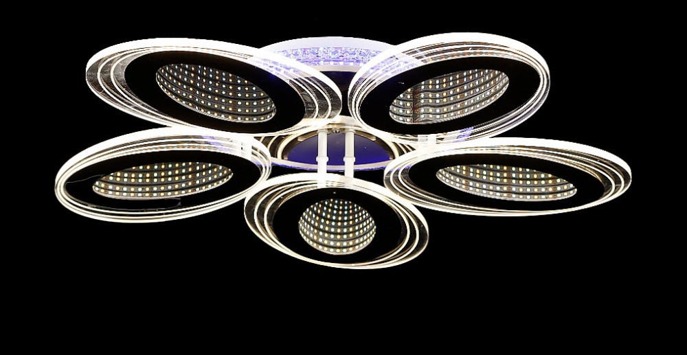 Стельова люстра з 3D-ефектом LK28963/5 LED (CR)