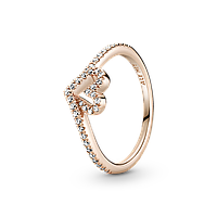 Серебряное кольцо Pandora Rose Блестящее сердце 189302C01 50