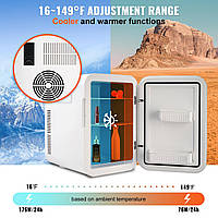 VEVOR 20 L / 22 can Mini Fridge 2 in 1 Small Refrigerator Cooling and Heating Beverage Refrigerator with Touch