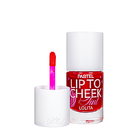 Жидкий тинт для губ и щек Lip to Chic Tint, 02 LOLITA коралловый 5 мл Pastel (2000002713593)