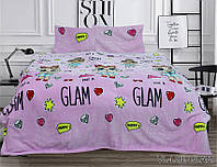 Комплект постільної білизни мікрофібра (LOL GLAM) 1,5-спальний TAG tekstil (2000002675402)
