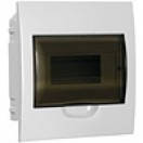 Щит ЩРВ-П-8 модулів ІЕК вбудовані прозорі двері (222х208х92)