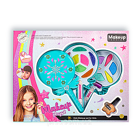 Подарунковий набір декоративної косметики для дівчаток Makeup Fashion Playset 28х22 см Nobrand Бірюзовий