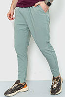 Спортивные брюки мужские тонкие стрейчевые, цвет оливковый, 157R100
