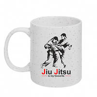 Кружка с блестками 320ml Jiu Jitsu