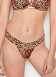 Купальник жіночий роздільний леопардовий принт Victoria's Secret Коричневий, фото 9