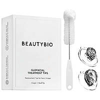 Щетка для чистки лица BeautyBio GLOfacial Antimicrobial Treatment Tips + Cleaning Brush Accessories Доставка