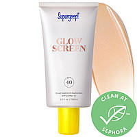 Средство для загара лица Supergoop! Glowscreen SPF 40 Sunscreen with Hyaluronic Acid + Niacinamide 1.7 oz Декоративная косметика, Средство для загара лица Supergoop! Glowscreen SPF 40 Sunscreen with Hyaluronic Acid + Niacinamide 2.5 oz Sunrise / 73.9 mL Д