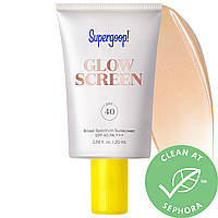 Средство для загара лица Supergoop! Glowscreen SPF 40 Sunscreen with Hyaluronic Acid + Niacinamide 1.7 oz Декоративная косметика, Средство для загара лица Supergoop! Glowscreen SPF 40 Sunscreen with Hyaluronic Acid + Niacinamide .68 oz Sunrise / 20 mL Дос