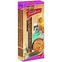 Корм для хвилястих папуг Vitapol Smakers Snack снекі з медом 2 шт / 90 г (5904479021076)