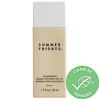 Средство для загара лица Summer Fridays ShadeDrops Mineral Milk Sunscreen SPF 30 1.7 oz / 50 mL Доставка від