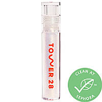 Увлажняющий блеск для губ Tower 28 Beauty ShineOn Lip Jelly Non-Sticky Gloss Magic clear with gold shimmer