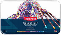 Цветные карандаши Coloursoft 72цв Derwent