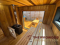 Бані з термодерева від Thermowood Production. Відео