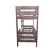 Ліжко двоярусне Ліка, колір Палісандр, фото 3