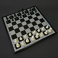 Набір ігор Шахи шашки нарди 3 в 1 ZELART Дорожні пластикові магнітні Дошка 40 x 40 см (9018)