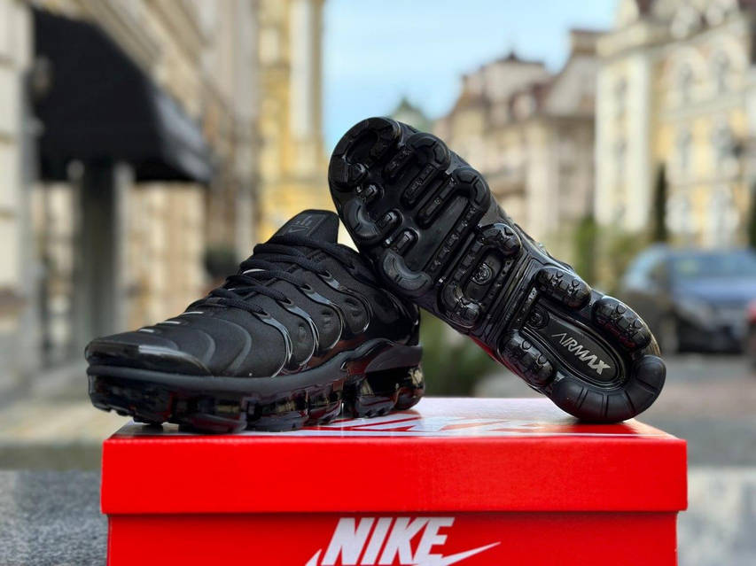 Мужские кроссовки Nike Air VaporMax Plus Black Найк Аир Вапормакс