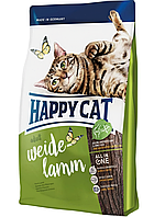 Happy Cat Supreme Weide Lamm - корм для дорослих кішок з ягням, 10 кг