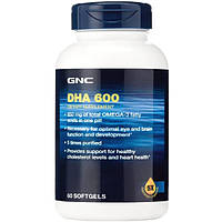 DHA 600 мг GNC (60 капсул)