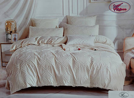 Постільна білизна Koloco Cotton Lord Series - двоспальний розмір - молочний, фото 1