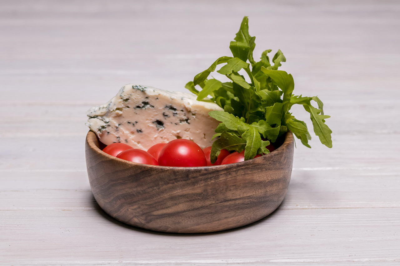 Салатниця дерев'яна Салатник для кухні їжі продуктів із дерева ручної роботи