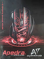 Ігрова мишка Apedra A7 3200 dpi LED підсвічування